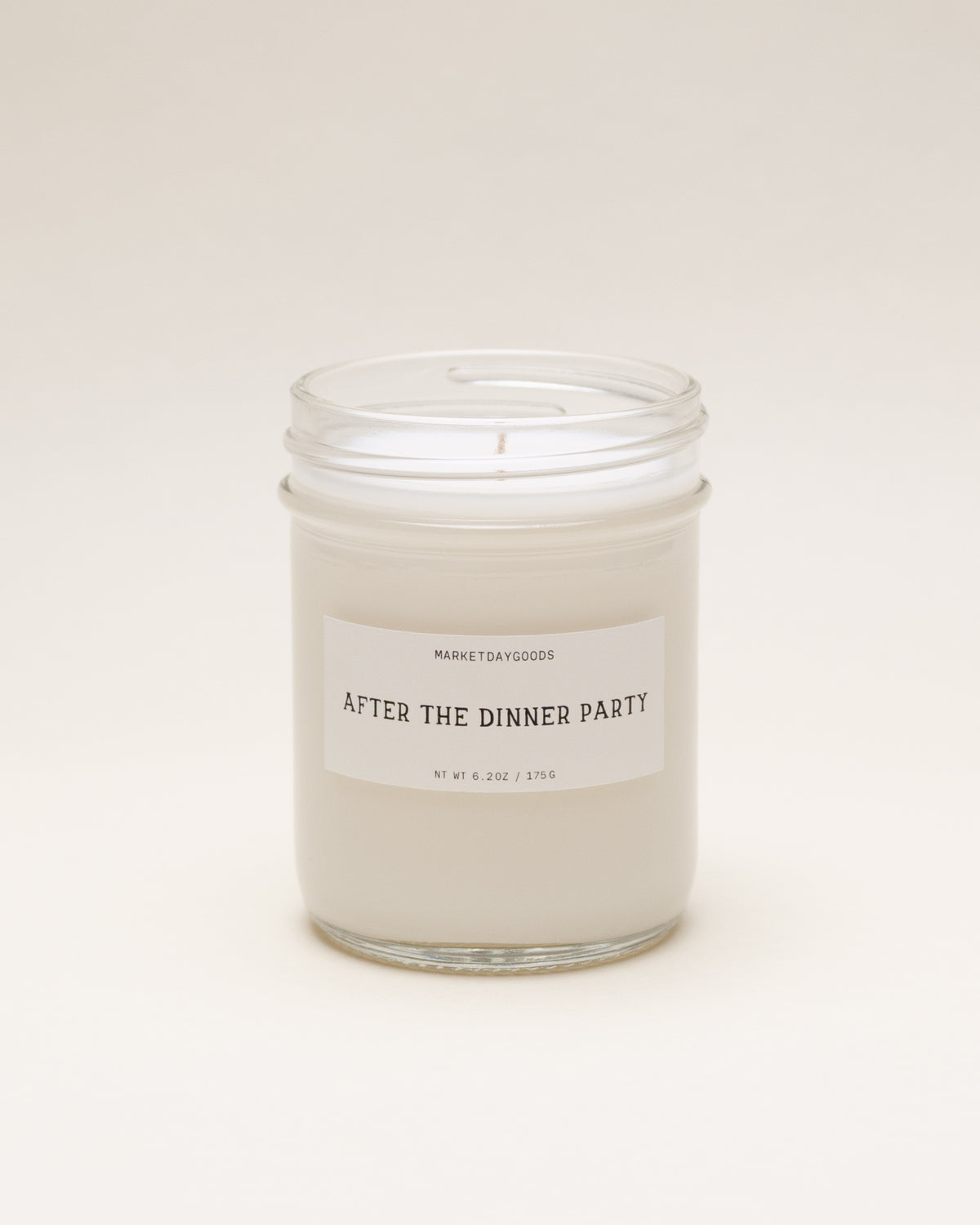 after the dinner party hand-poured soy candle by marketdaygoods