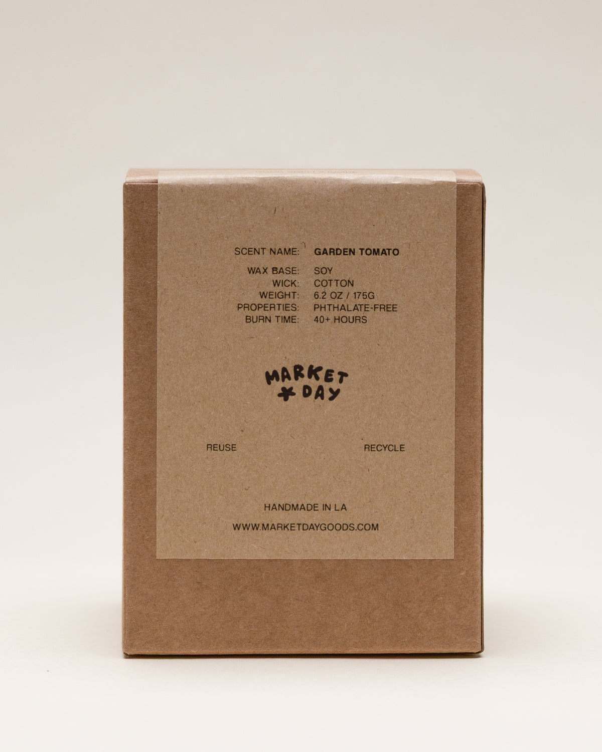 garden tomato 6.2 oz soy candle from marketdaygoods