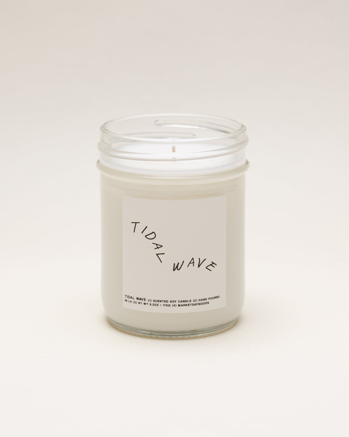 tidal wave hand-poured soy candle by marketdaygoods